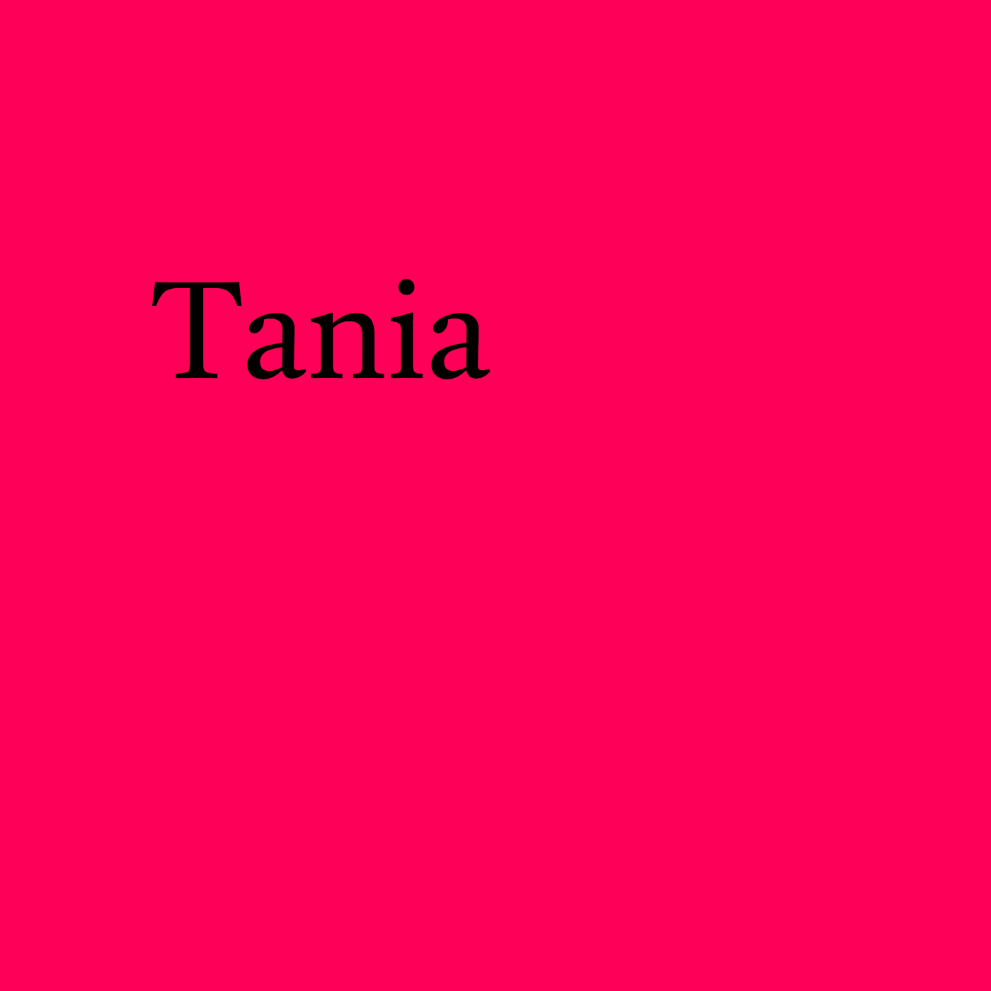 Tania podcast artwork